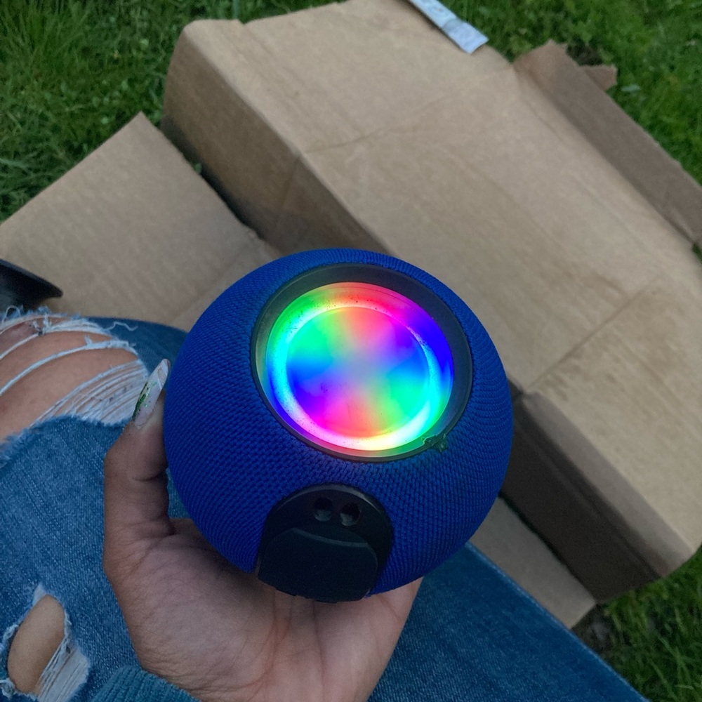 Blue Portable Bluetooth Speaker